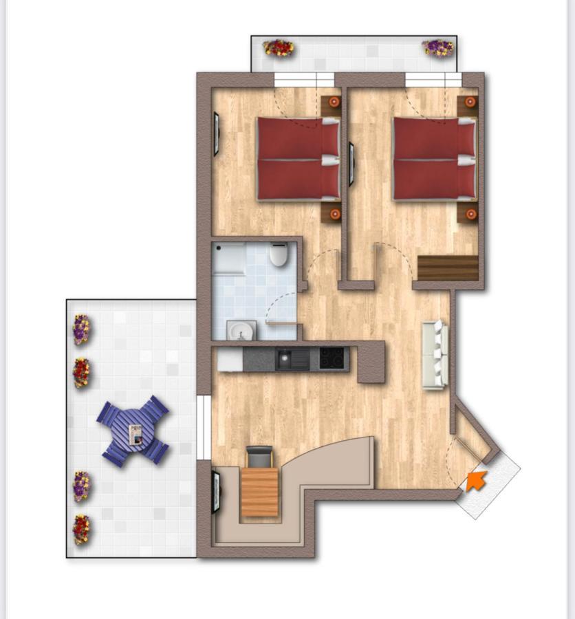 Appartments Das Franzal Zell am Ziller Luaran gambar